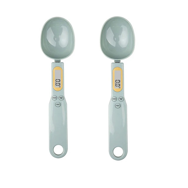 Mini báscula de cuchara báscula Digital de cocina báscula electrónica LCD para alimentos 0,1-500g cocina harina leche café en polvo cuchara medidora de peso