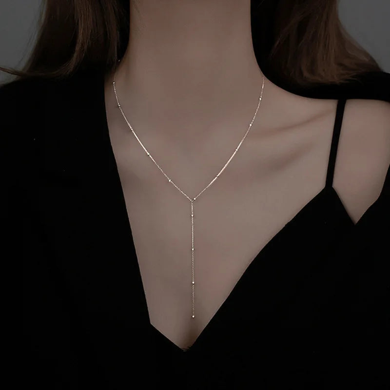Collar con borlas de Luna y estrella de Color plateado para mujer, cadena de clavícula de cristal exquisita, joyería, regalo de cumpleaños 2026