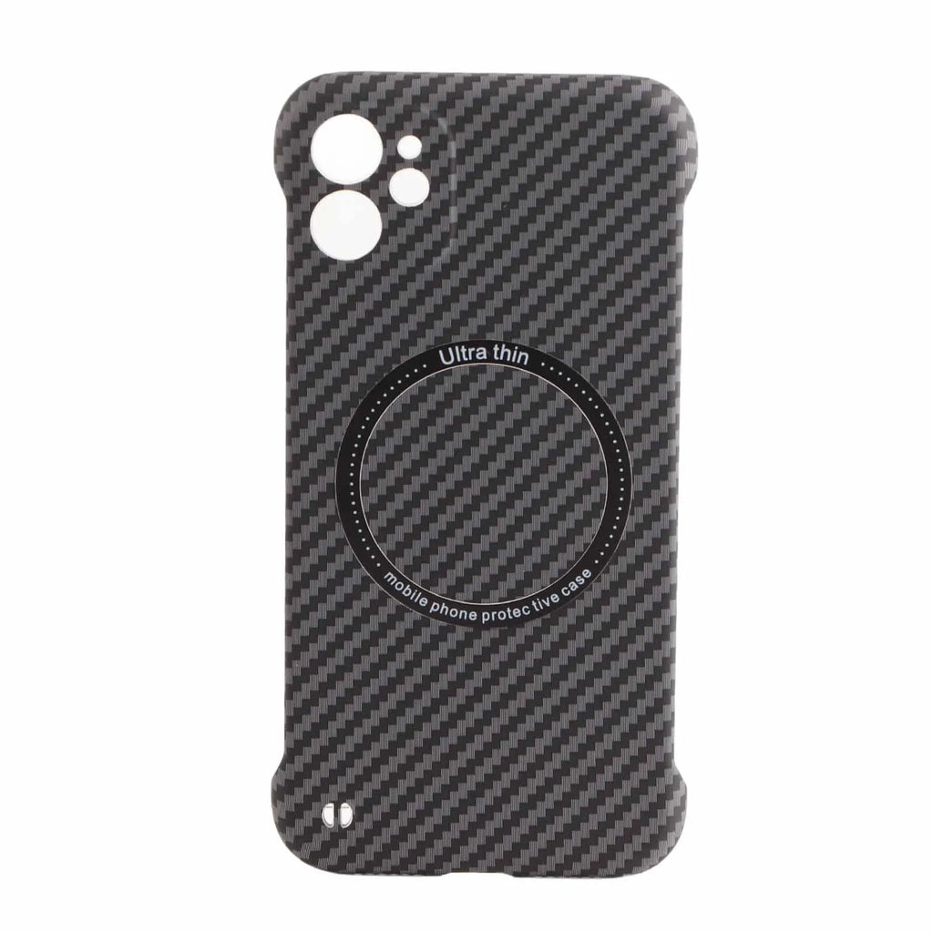 Funda de teléfono sin marco, funda protectora de teléfono portátil ultraligera con carga inalámbrica magnética, funda protectora para teléfono