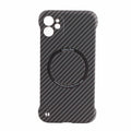 Funda de teléfono sin marco, funda protectora de teléfono portátil ultraligera con carga inalámbrica magnética, funda protectora para teléfono