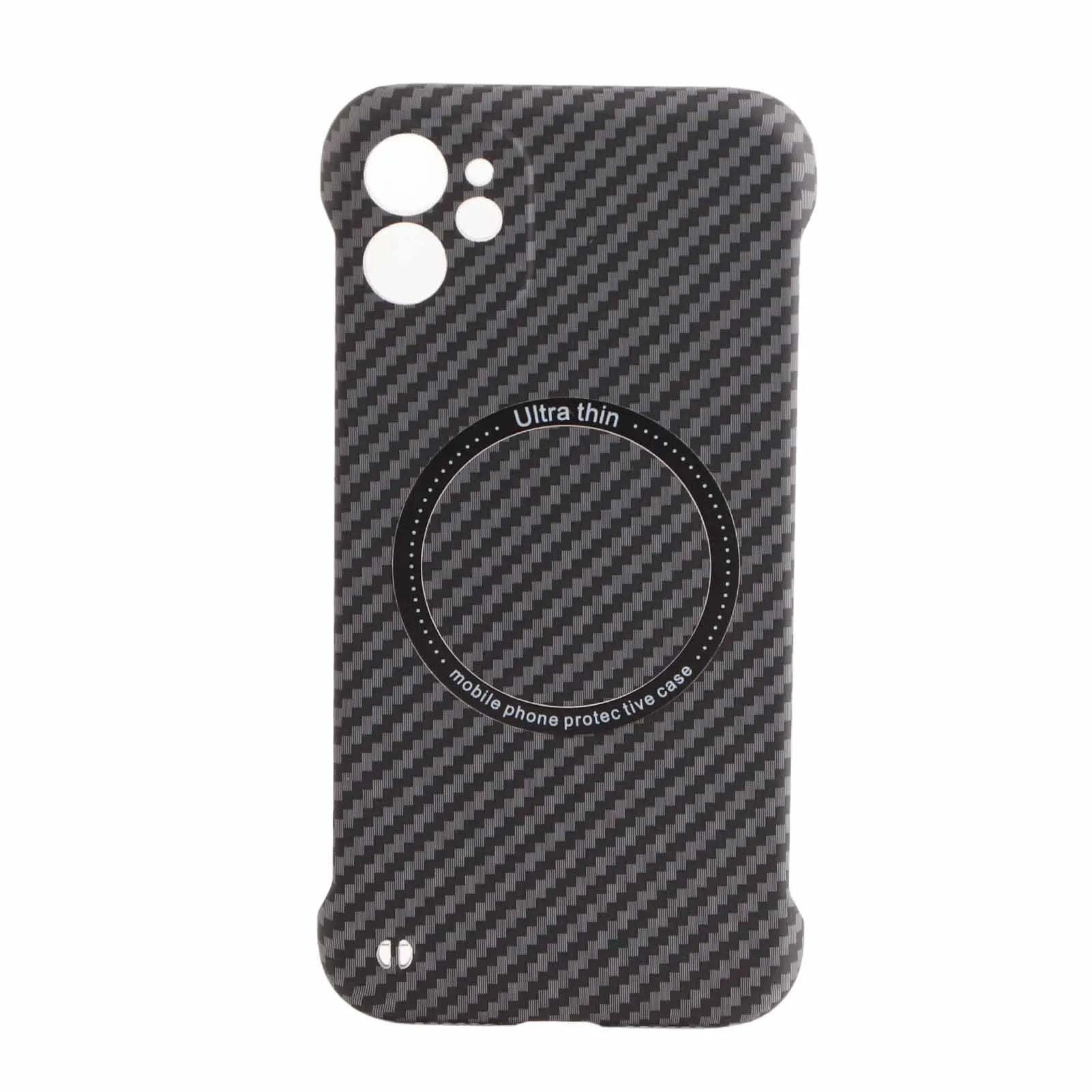 Funda de teléfono sin marco, funda protectora de teléfono portátil ultraligera con carga inalámbrica magnética, funda protectora para teléfono