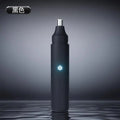 Depiladora de nariz eléctrica con pantalla LED portátil para el hogar, recortador de pelo de nariz con carga USB, Kit de cuidado de limpieza de cabello facial de seguridad 2025