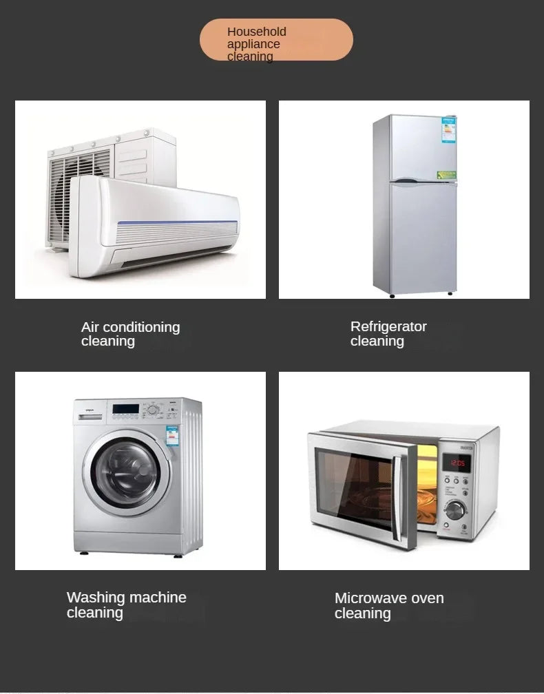 Limpiador a Vapor de Alta Temperatura, Lavadora a Presión, Máquina de Limpieza a Vapor para Aire Acondicionado, Cocina, Hogar y Automóvil