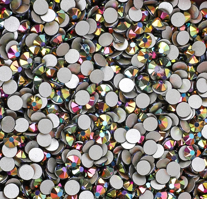 VC 2088-diamantes de imitación para decoración de uñas, 16 caras de corte, cristales brillantes, ss10-30 Strass 8Big + 8Small, sin fijación térmica