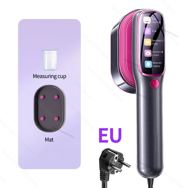 Nueva plancha de vapor portátil para ropa, Mini vaporizador portátil para ropa, máquina de prensado de tela para ropa de viaje de calentamiento rápido con hogar