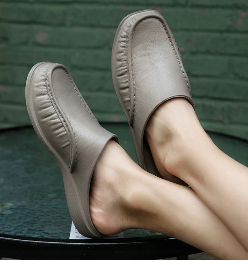 2023 Hotsale hombres zapatos EVA Slip On zapatos casuales para caminar hombres medias zapatillas cómodas zapatillas suaves tamaño 40- 47