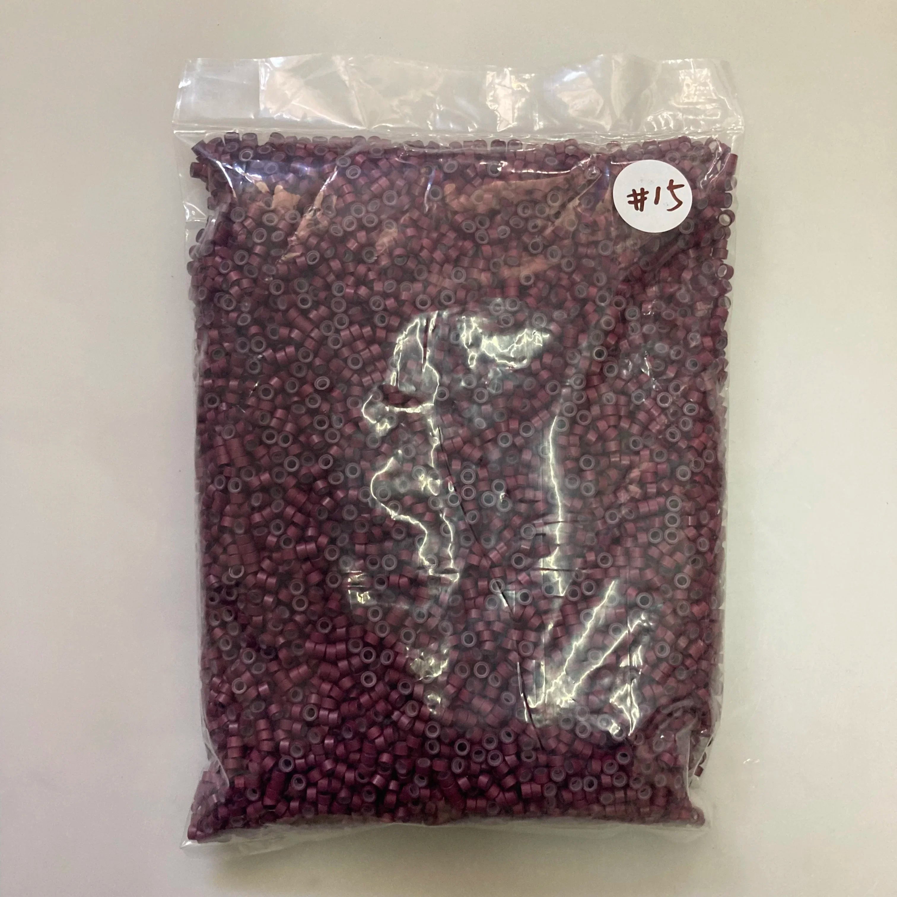 10000 unids/bolsa 5mm Micro anillo cuentas herramientas para extensiones de cabello micro anillos con silicona