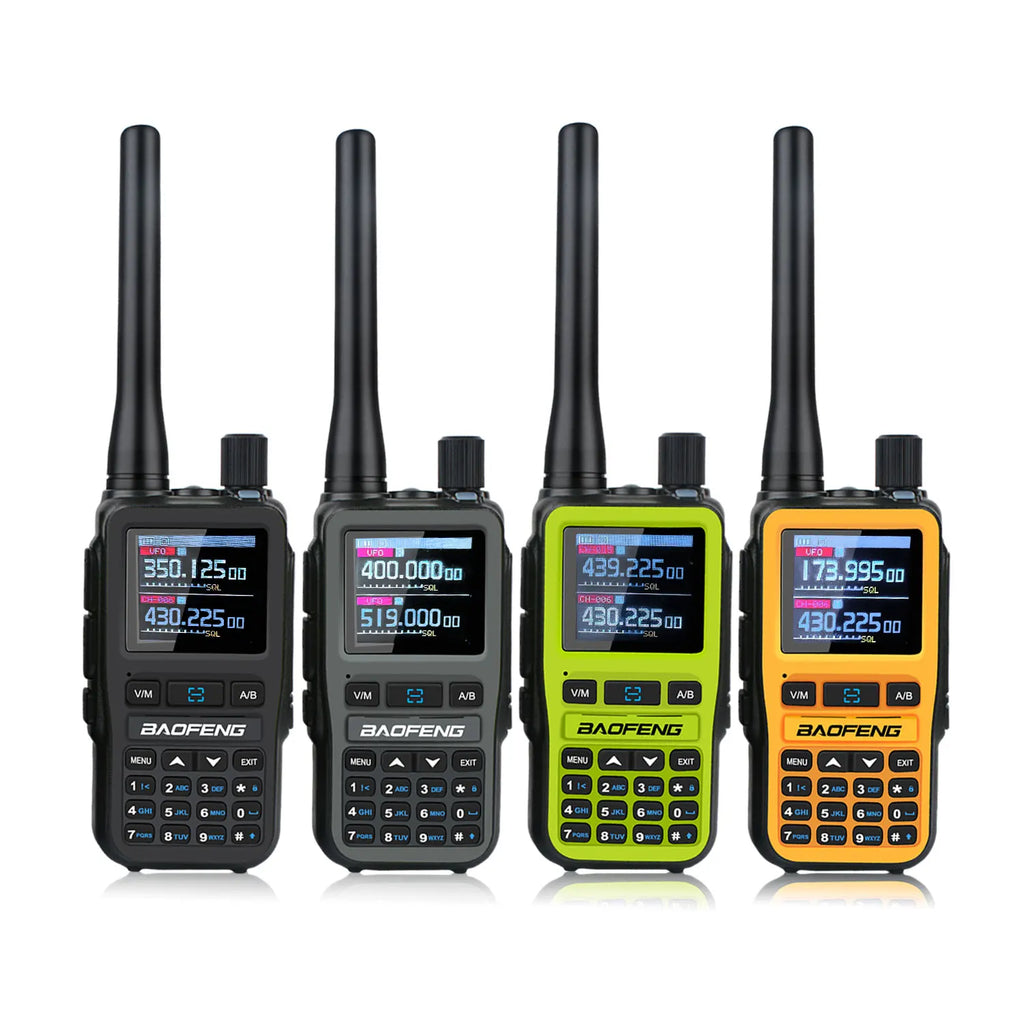 2 unids/pack Baofeng UV-5R Mini doble banda Dual PTT Walkie Talkie 5RMINI banda aérea Rx 5W compacto VOX FM Radio aficionado carga tipo C