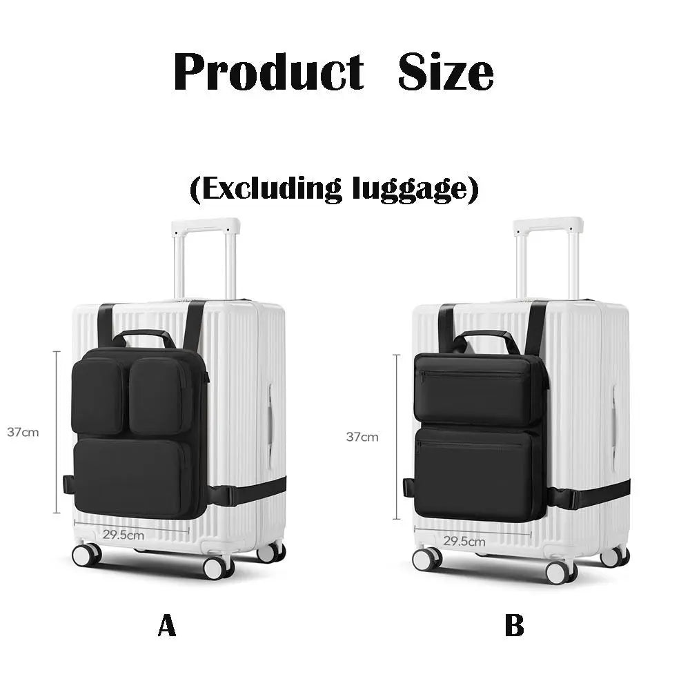 Estuche de embarque de gran capacidad, bolsa colgante, Maleta multifuncional de capacidad extendida, bolsa adicional, bolsa de almacenamiento de viaje extraíble