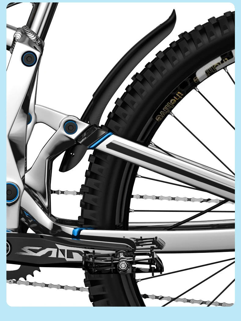 1/2 Uds ENLEE bicicleta guardabarros de carcasa dura bicicleta delantera trasera neumático rueda guardabarros MTB bicicleta guardabarros accesorios de pieza de ciclismo