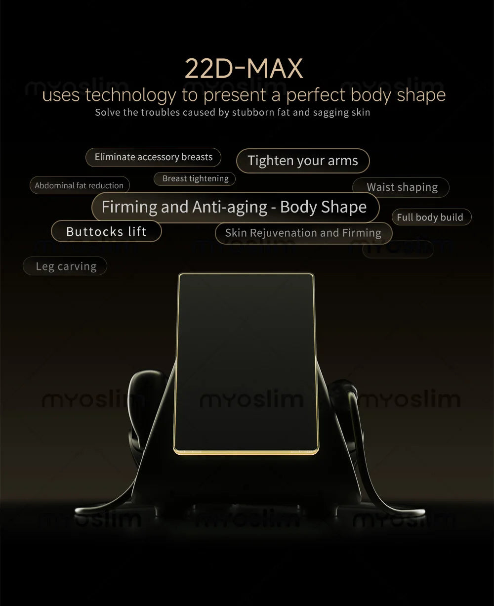 Máquina de Belleza HIFU 22D MAX para Rejuvenecimiento Facial, Adelgazamiento y Reducción de Grasa, Último Modelo