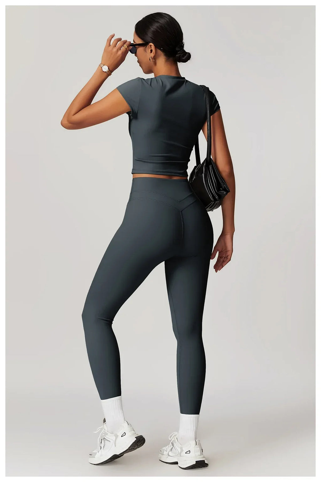 Ropa deportiva de 2 piezas para mujer, conjunto de Yoga, ropa de gimnasio, ropa deportiva, trajes de Yoga, conjunto de Fitness, chándales, Sujetador deportivo, mallas de cintura alta para gimnasio