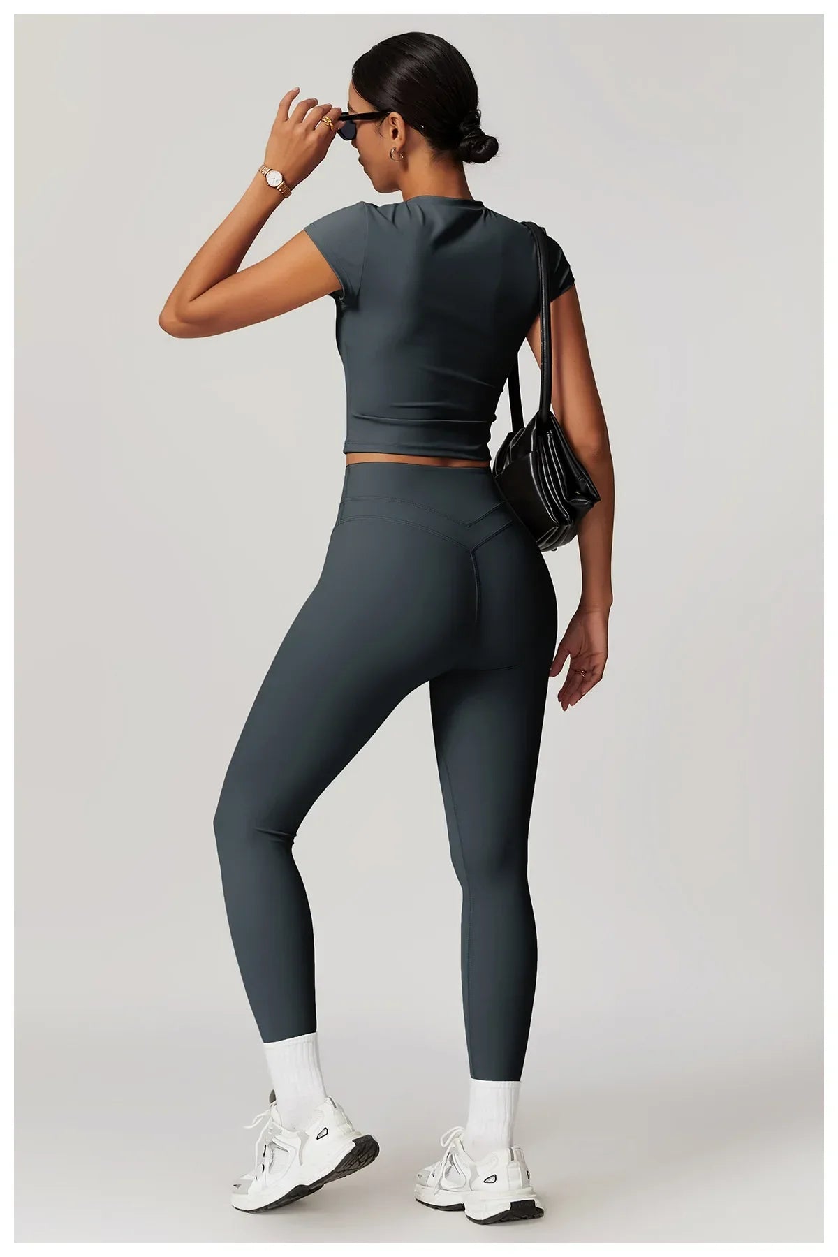 Ropa deportiva de 2 piezas para mujer, conjunto de Yoga, ropa de gimnasio, ropa deportiva, trajes de Yoga, conjunto de Fitness, chándales, Sujetador deportivo, mallas de cintura alta para gimnasio