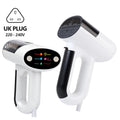 Vaporizador de ropa portátil 2 en 1 de 1000W con potente adsorción al vacío, planchado en vapor y en seco, que alisa las arrugas difíciles.
