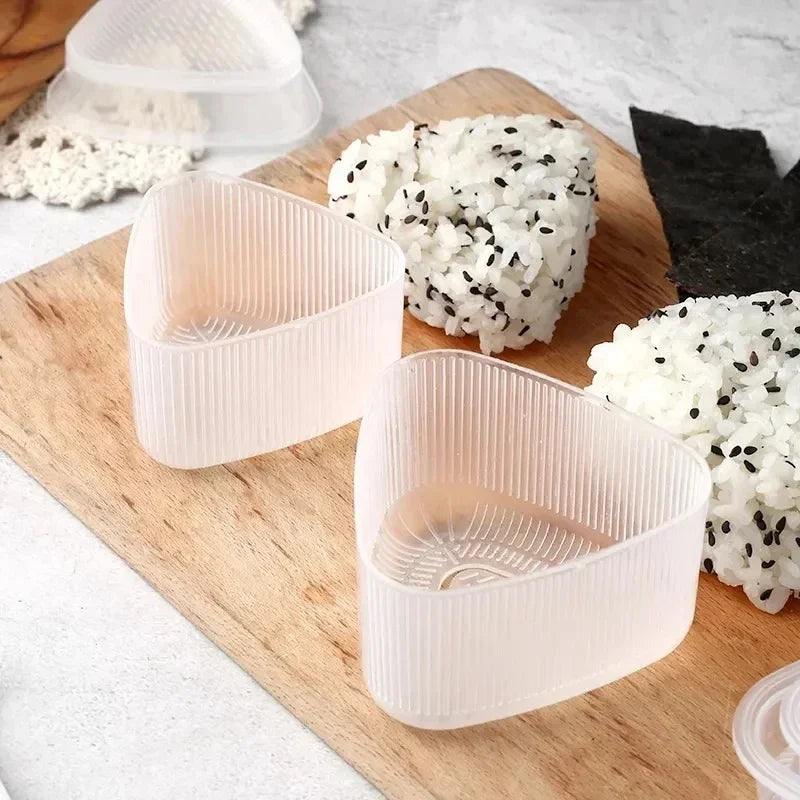 Moldes triangulares para bolas de arroz, prensa para hacer Sushi, molde triangular japonés Onigiri, bola de arroz, dispositivo Bento, accesorios de cocina, 4/1 Uds.