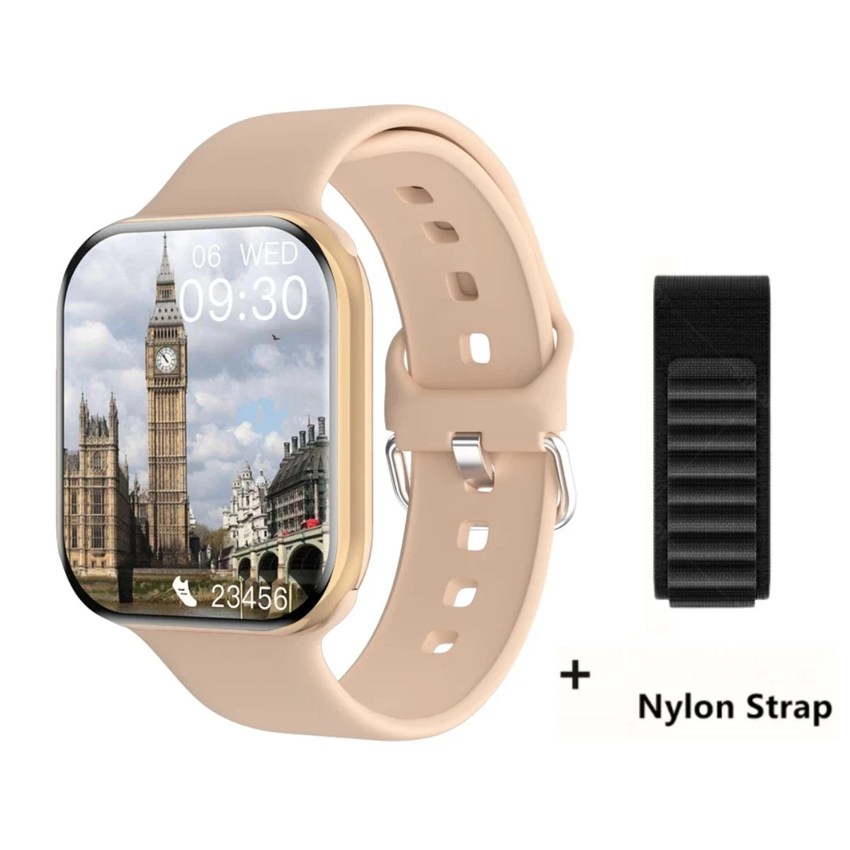 Nuevo reloj inteligente serie X para hombre y mujer, con monitor de presión arterial, llamadas por Bluetooth, NFC, monitorización del sueño, carga inalámbrica, reloj deportivo compatible con IOS y Android.