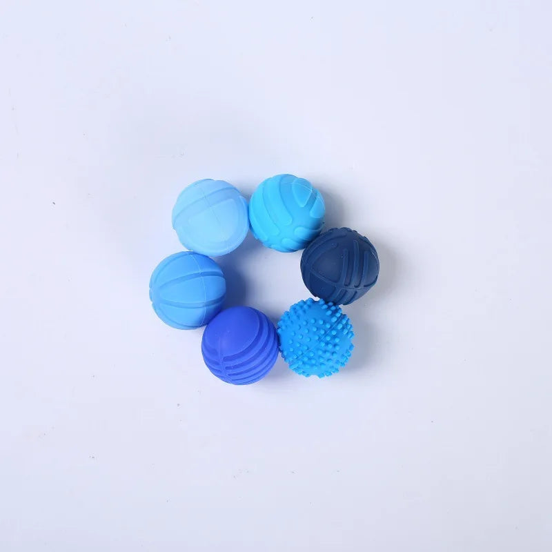Bola magnética para aliviar el estrés, bola de silicona educativa sensorial para aliviar el estrés, bola texturizada para TDAH