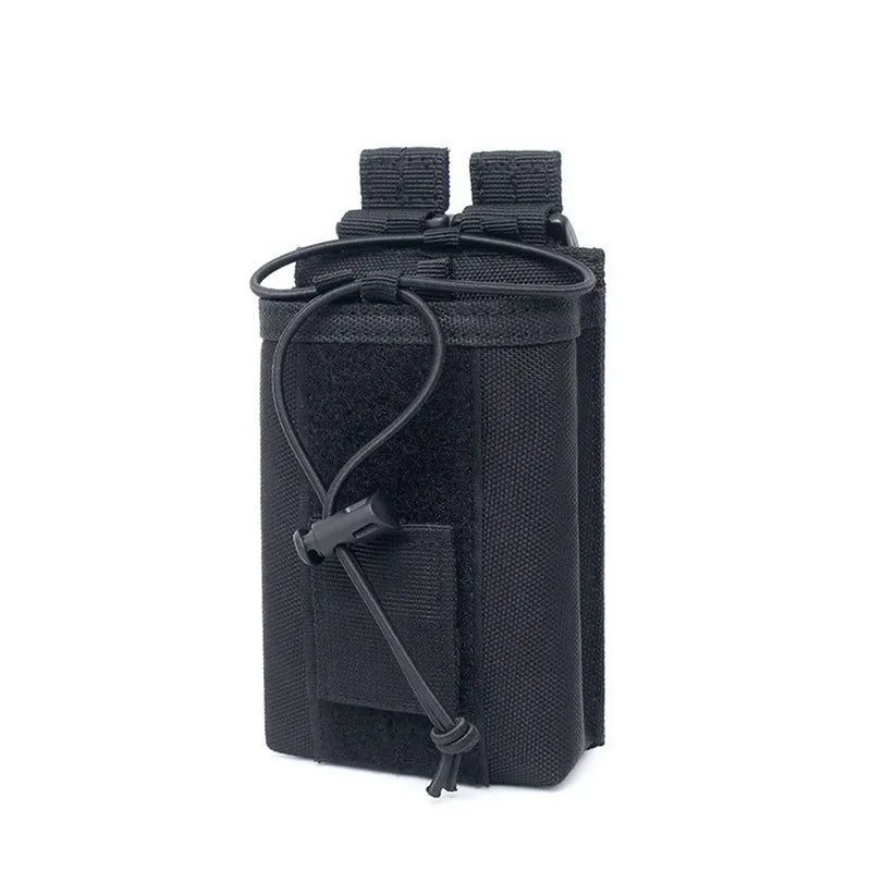 Bolsa para Talkie 1000D para caza al aire libre, bolsa táctica deportiva Molle de nailon para Radio, soporte para Walkie Talkie, bolsillo para revista Mag