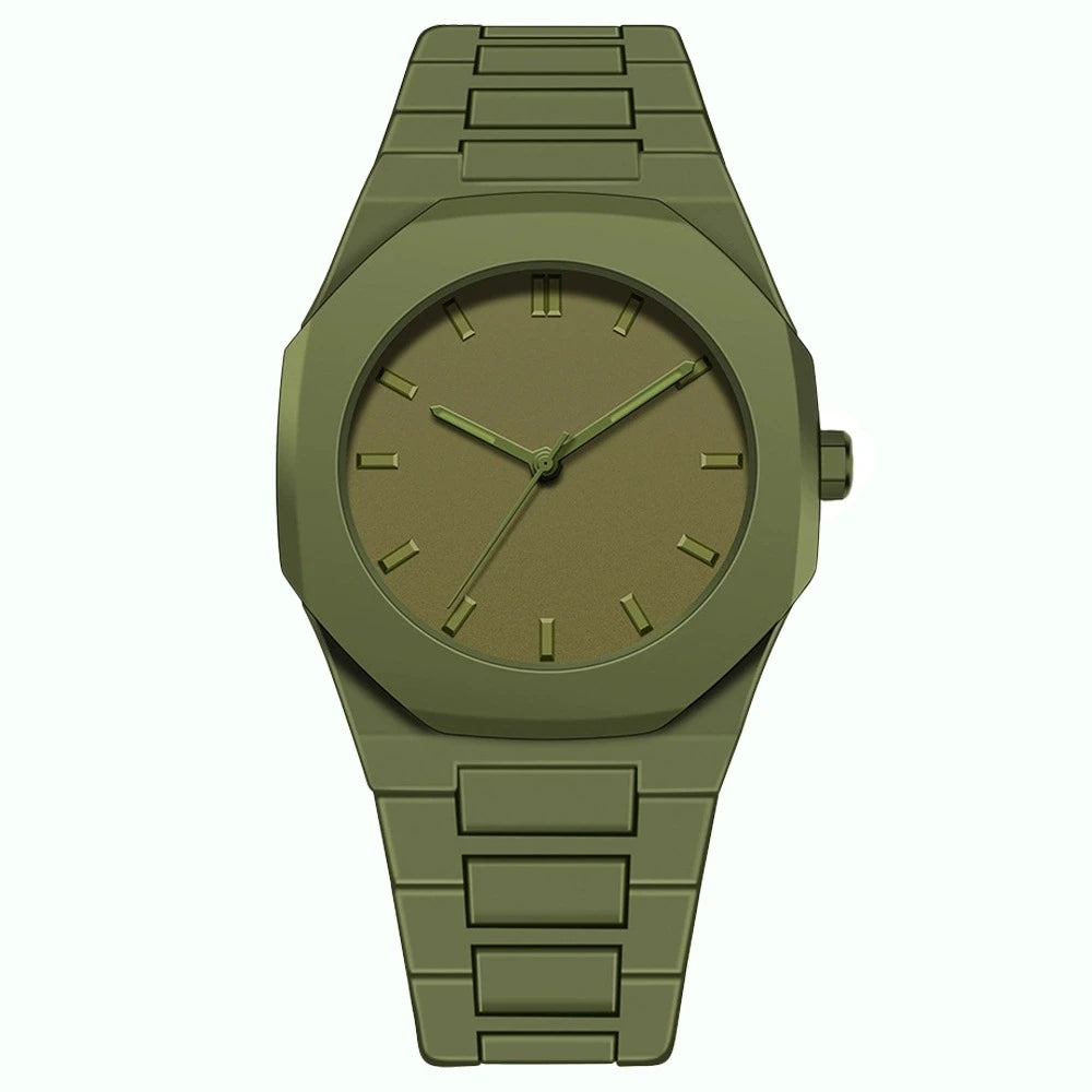 Nueva moda, Reloj con calendario de lujo para Hombre, relojes de cuarzo informales de negocios para mujer, Reloj deportivo de plástico, relojes para estudiantes, Reloj para Hombre