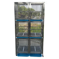 Jaula Plegable de Alambre Metálico Reforzado de Acero Inoxidable para Perros Grandes, Casetas Plegables para Mascotas, Jaulas para Perros Adultos en Oferta