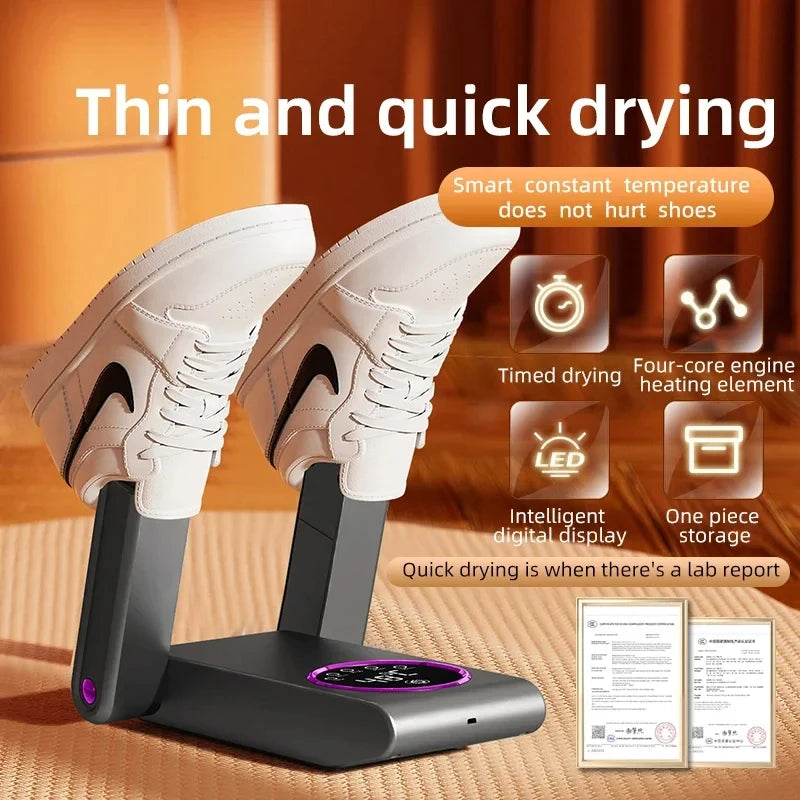 HOMEFISH Secador de zapatos eléctrico de estilo coreano 220 V - Calentador de calzado para desodorizar y esterilizar aparatos de uso doméstico