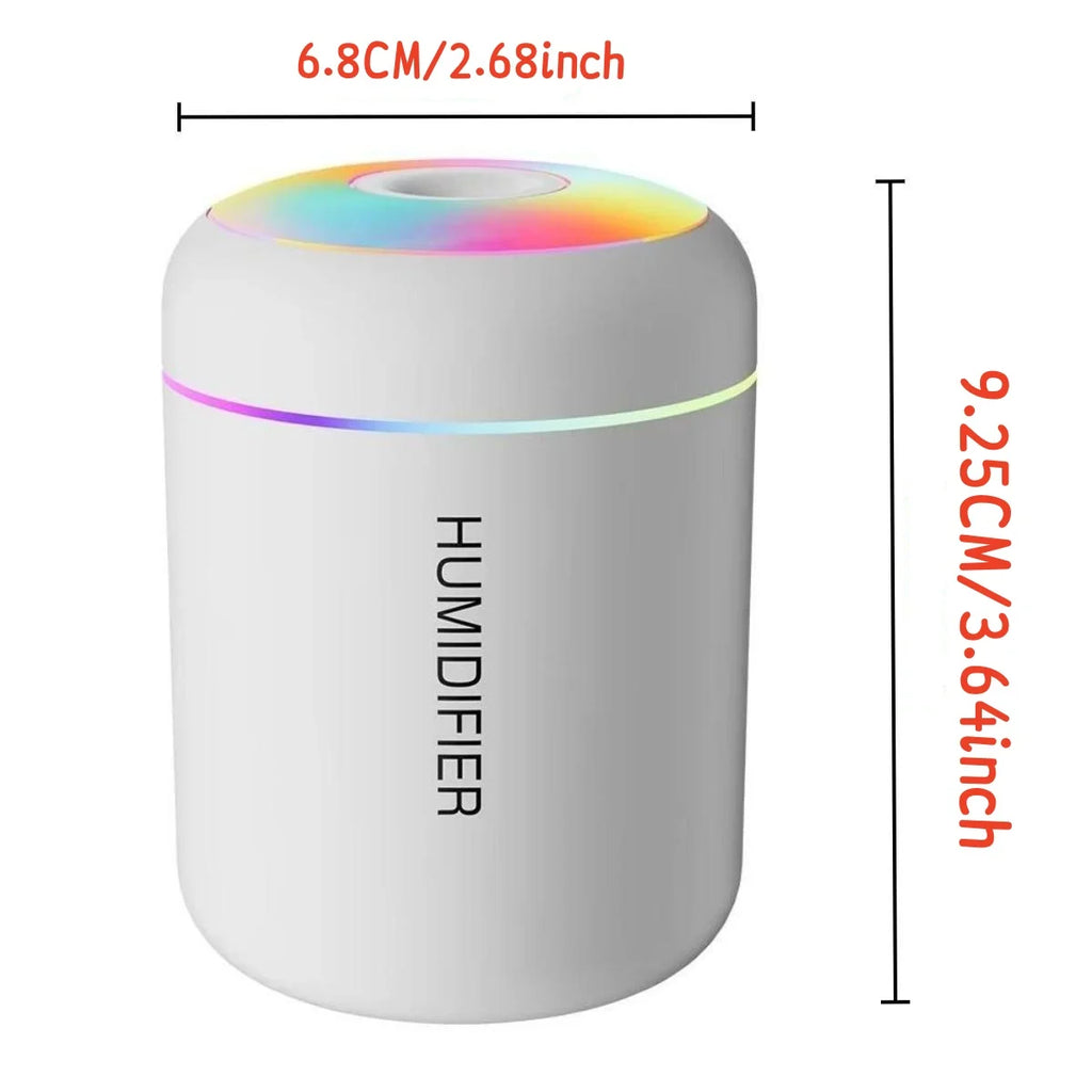 Mini humidificador de aire de 180ML, difusor de Aroma eléctrico USB, purificador de aceites esenciales, generador de niebla de aromaterapia, luces para coche, hogar y dormitorio