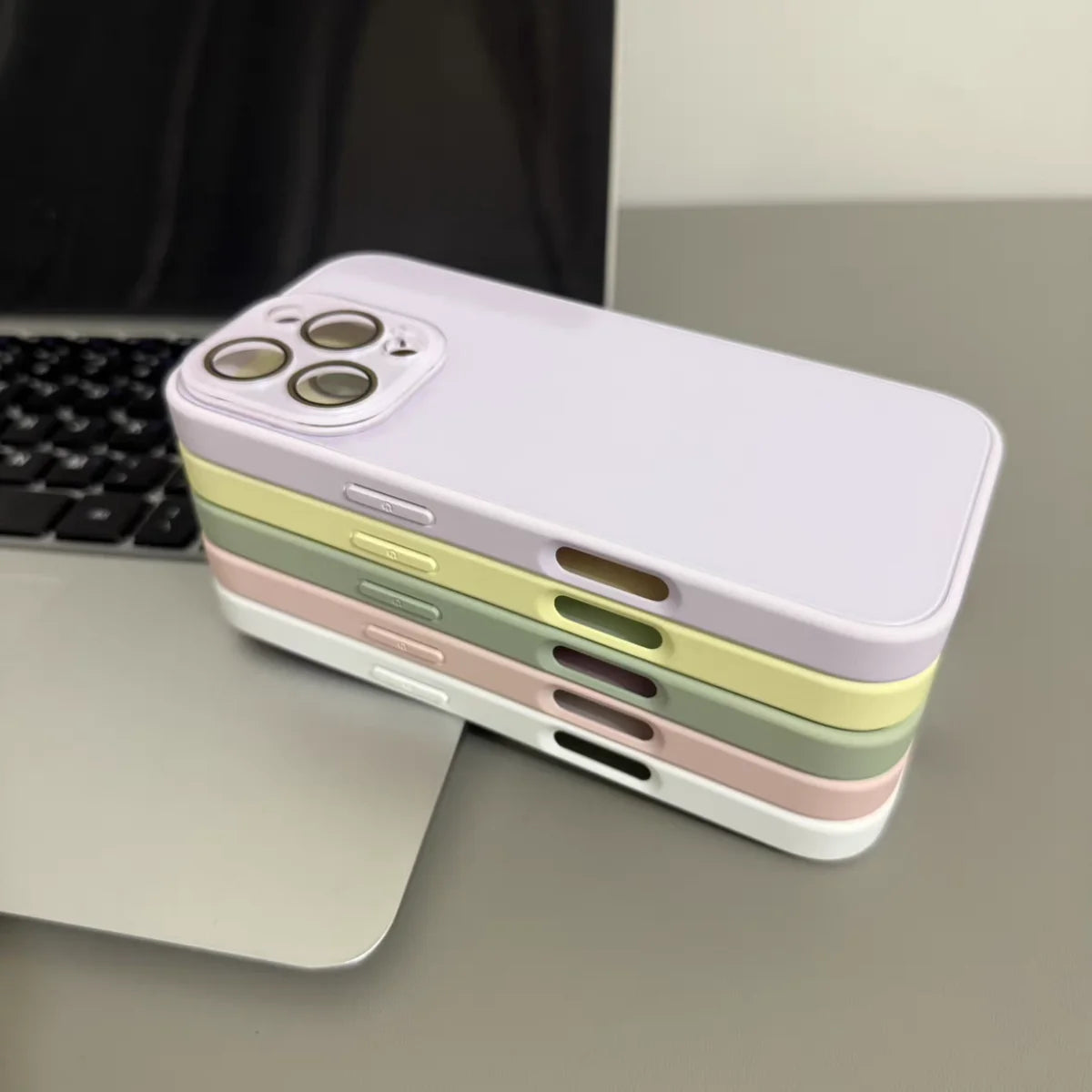 Funda de teléfono todo incluido Backplane de vidrio templado de lujo para iPhone 17 16 15 14 13 12 11 Pro Max cámara protege la cubierta sencilla