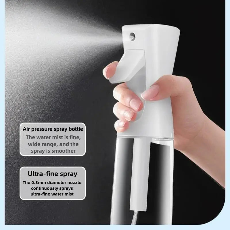 Botella pulverizadora continua de alta presión, 200ml, 300ml, 500ml, para peluquería, plantas, jardines, Alcohol, niebla fina, hidratación de maquillaje para el hogar