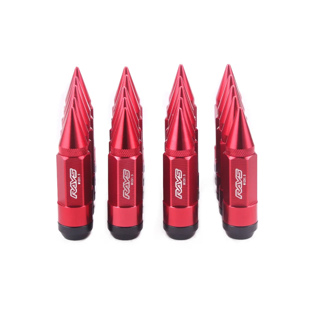 Llantas de sintonizador extendidas de aluminio con púas M12X1.5/M12X1.25, tuercas de juez Racing Jdm aplicables a Honda Toyota y Chevrolet Ford