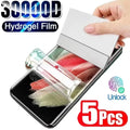 Protector de pantalla de 5 uds para Samsung Galaxy S25 Ultra S25 Plus HD película de hidrogel para Samsung S25 FE para Samsung S25 película de hidrogel