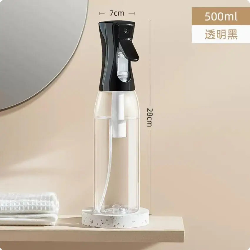 Botella pulverizadora continua de alta presión, 200ml, 300ml, 500ml, para peluquería, plantas, jardines, Alcohol, niebla fina, hidratación de maquillaje para el hogar