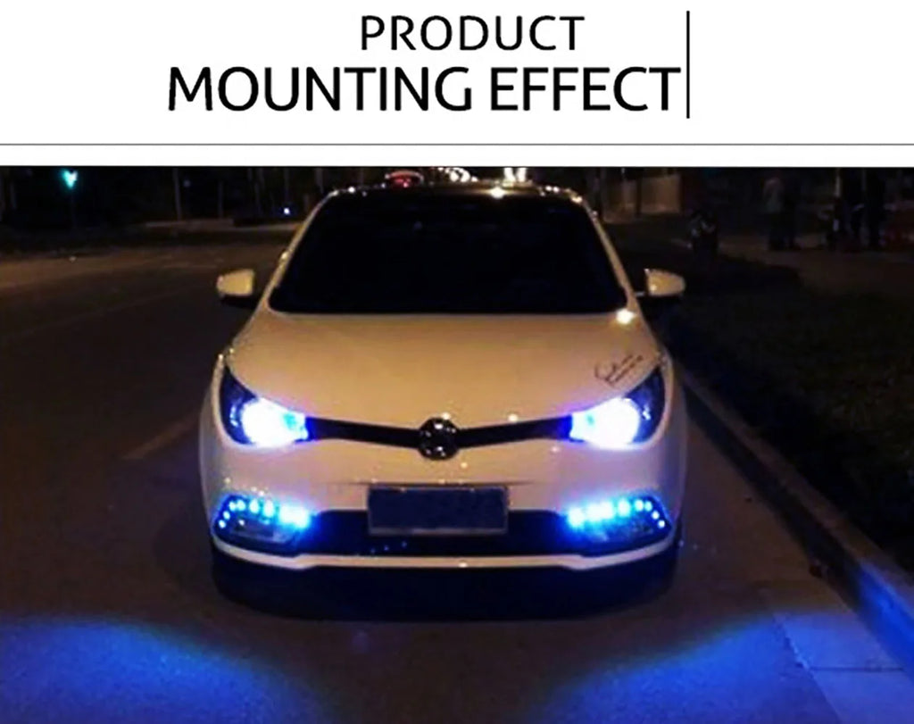 10 Uds 23mm Eagle Eye 4014 12SMD 12V bombilla antiniebla DRL para coche lámpara de señal de estacionamiento de respaldo de marcha atrás automática