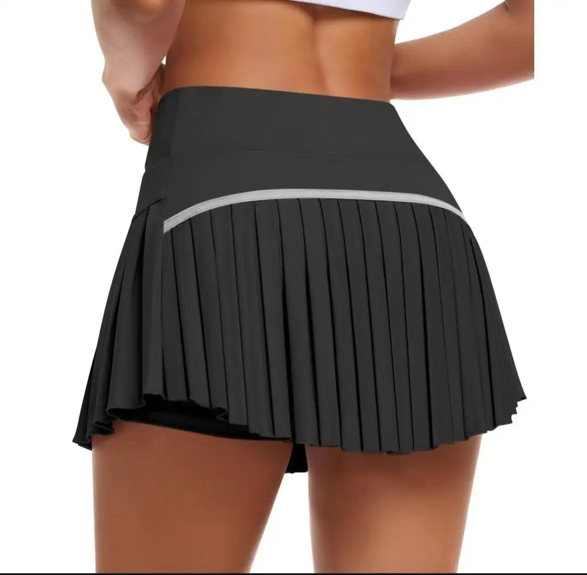 Faldas de tenis gimnasio Golf correr faldas pantalón plisadas de talla grande coloridas mujeres S-XXL deportes Fitness faldas pantalón de cintura alta con bolsillo