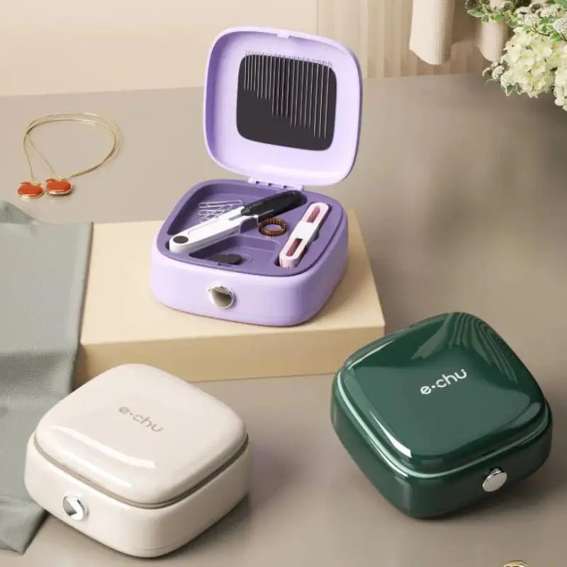 Mini kit de costura magnético, kit de aguja y hilo, suministros y accesorios de costura