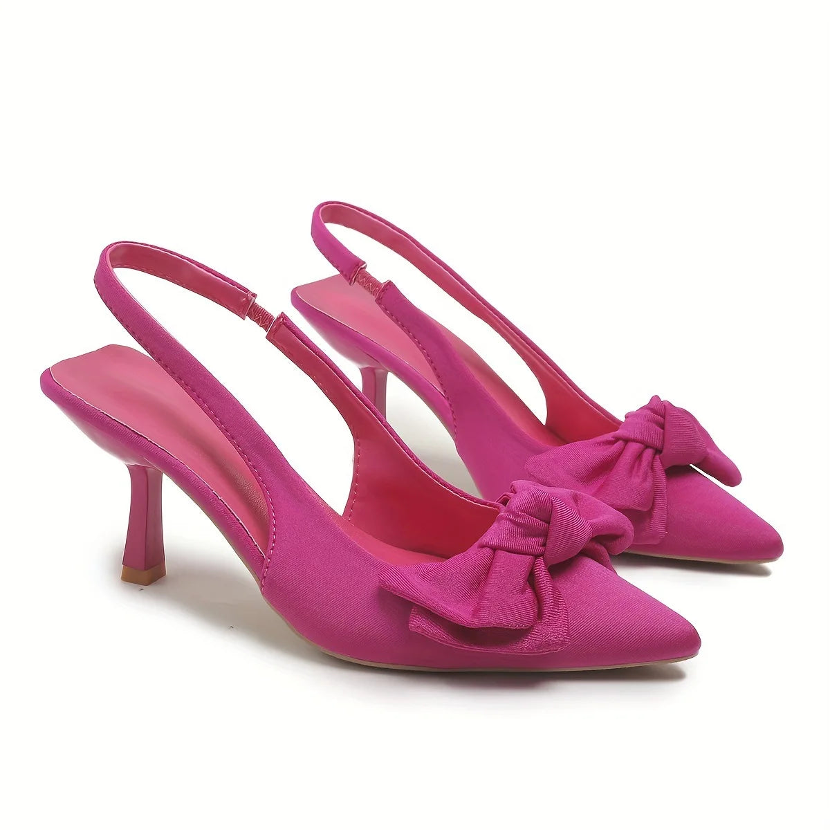 Zapatos cómodos para mujer, sandalias con tacones de aguja, pajarita, traje de verano para mujer, color morado, talla grande, nuevas niñas, puntiagudos bajos, altos, negros grandes