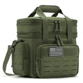 Fiambrera táctica de 18L para hombre, bolsa térmica con aislamiento de alta resistencia expandible, bolsa térmica a prueba de fugas, trabajo, Camping, pícnic al aire libre