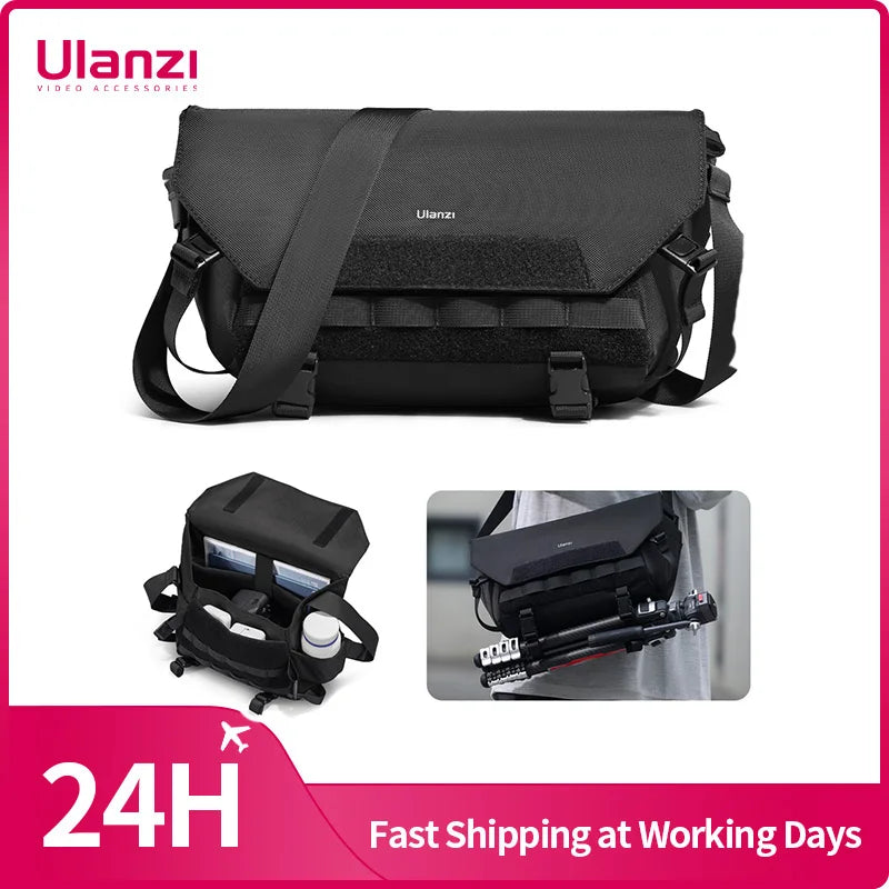 Ulanzi-Bolso de hombro BC08 para fotografía, bolsa impermeable para trípode, cámara sin Espejo, Smartphone, tableta