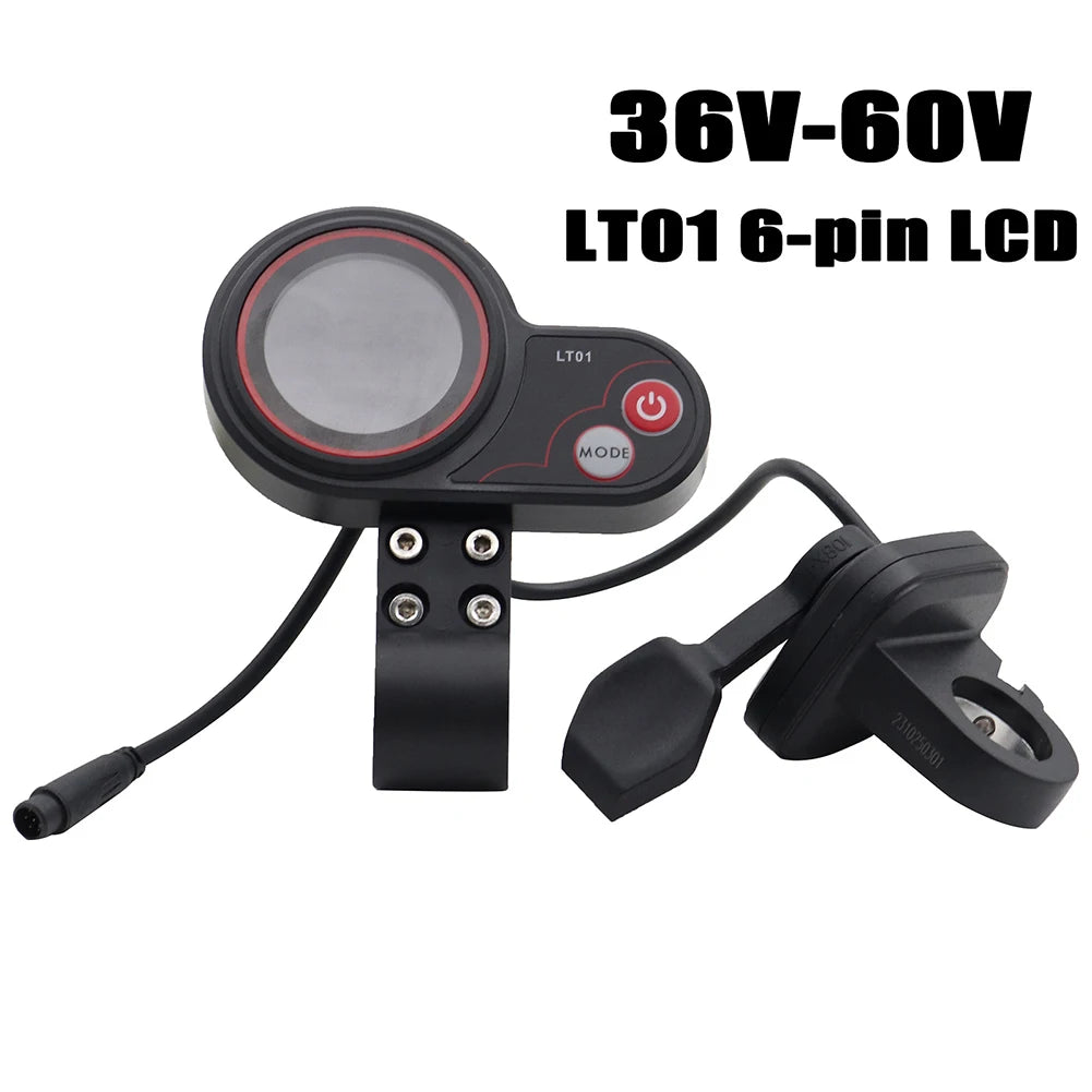Scooter Eléctrico LT01 de 6 pines pantalla LCD para Mantis 10 WolfWarrior para Kaabo Mantis8 para Scooter Eléctrico Mantis10