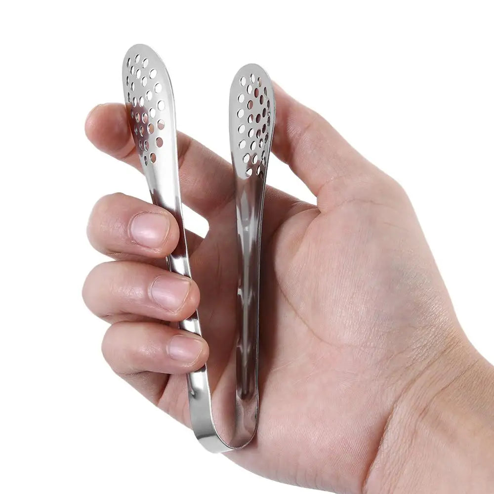 Utensilios de Cocina, Pinzas para Servir Ensaladas Resistentes al Calor, Pinzas para Barbacoa, Pinzas para Buffet, Pinzas para BBQ de Acero Inoxidable