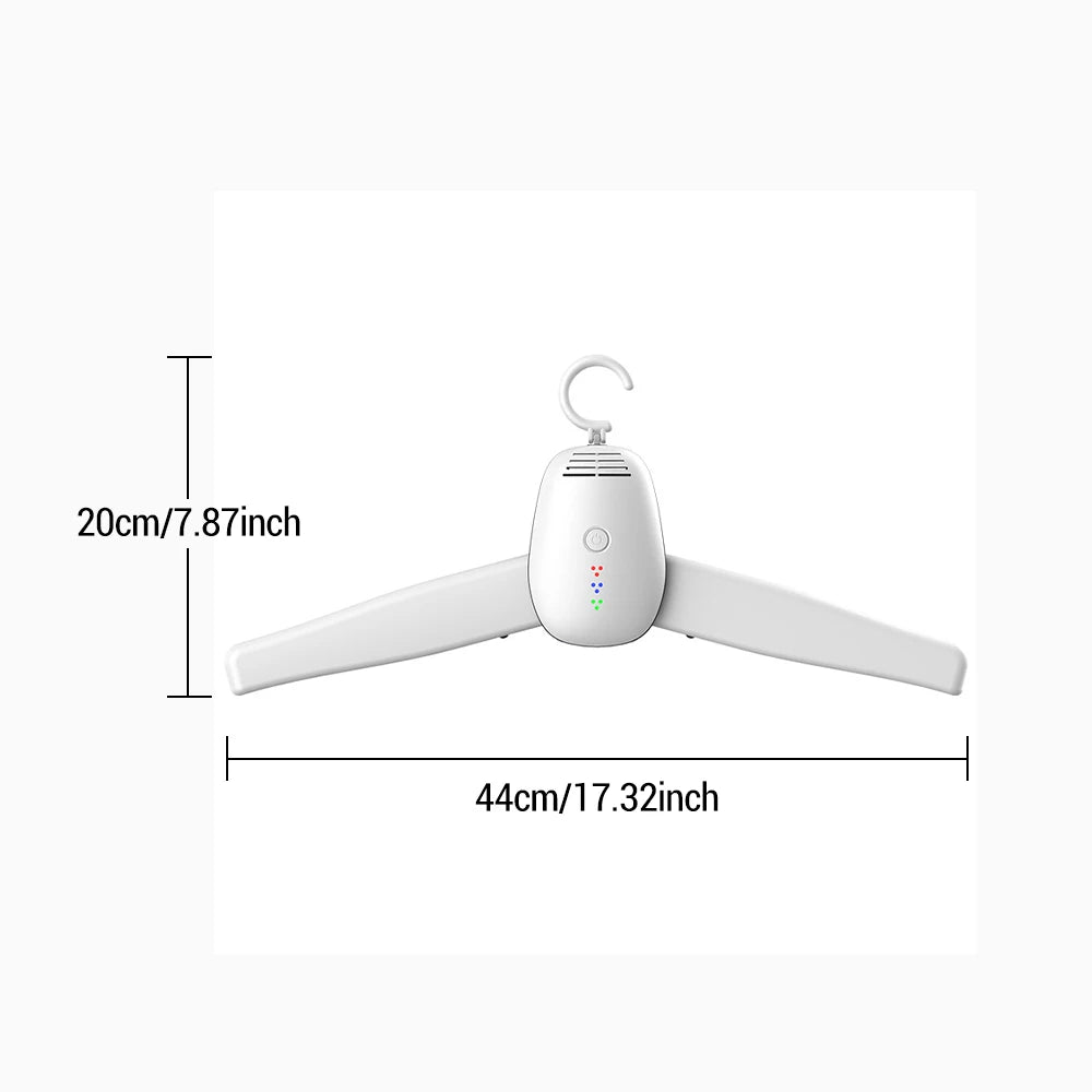 Secadora de Ropa Eléctrica Portátil 1/2, Calentador de Ropa de 220V para Viajes al Aire Libre, Calentador de Ropa y Zapatos, Secado y Esterilización Rápidos