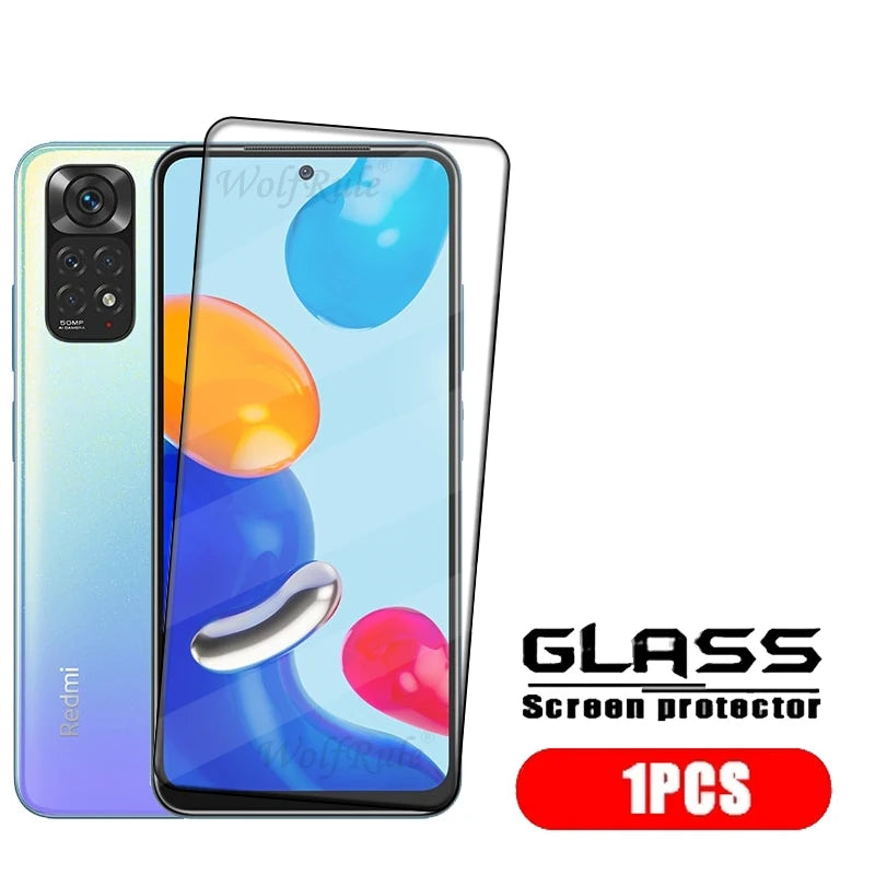 4/3/2/1 Uds cubierta completa de cristal para Redmi Note 11 cristal Xiaomi Redmi Note 11 vidrio 9H HD Protector de pantalla Redmi Note 11 Pro Plus 11S