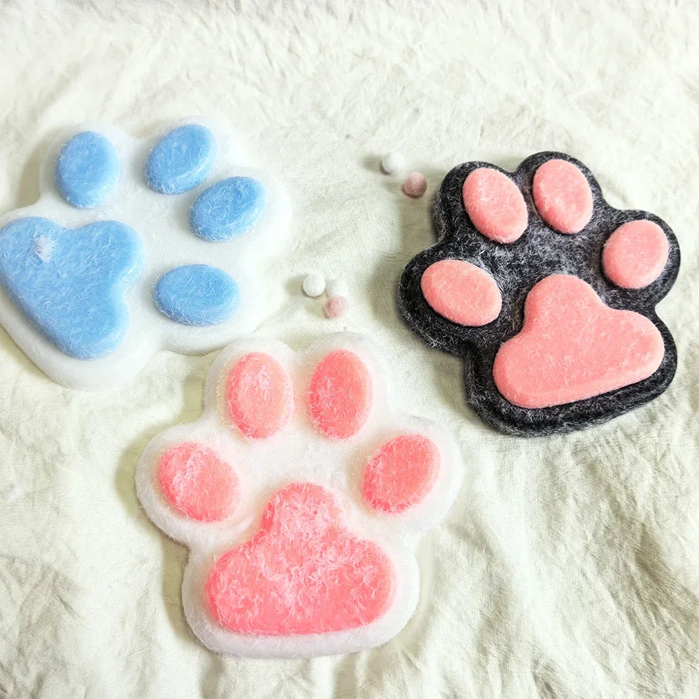 Pata de Gato grande, juguete blando para aliviar el estrés, juguete para apretar suave, pellizco, juguete de descompresión, rebote lento, alivio del estrés, garra de gato bonita