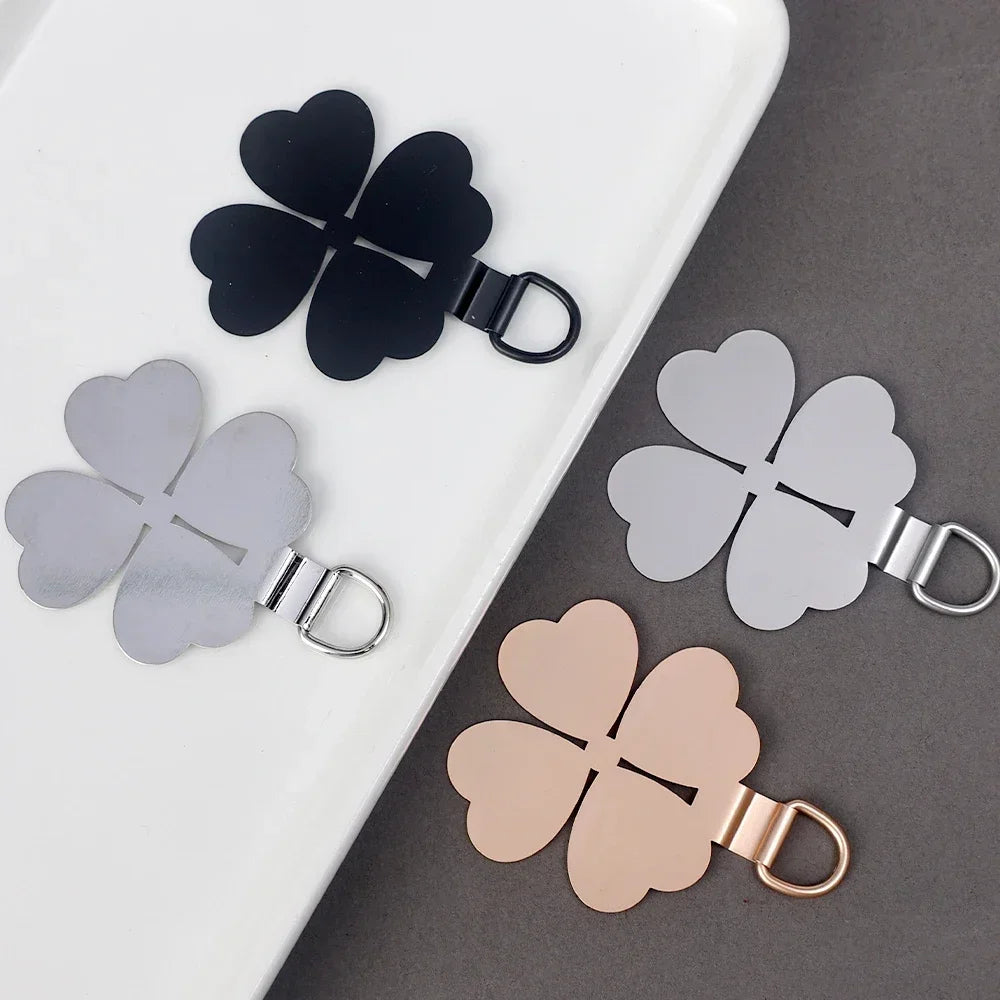 Parche de cordón de Metal ultrafino para teléfono móvil, cuerda colgante antipérdida Universal de acero inoxidable, Clip de lengüeta, accesorios para teléfonos