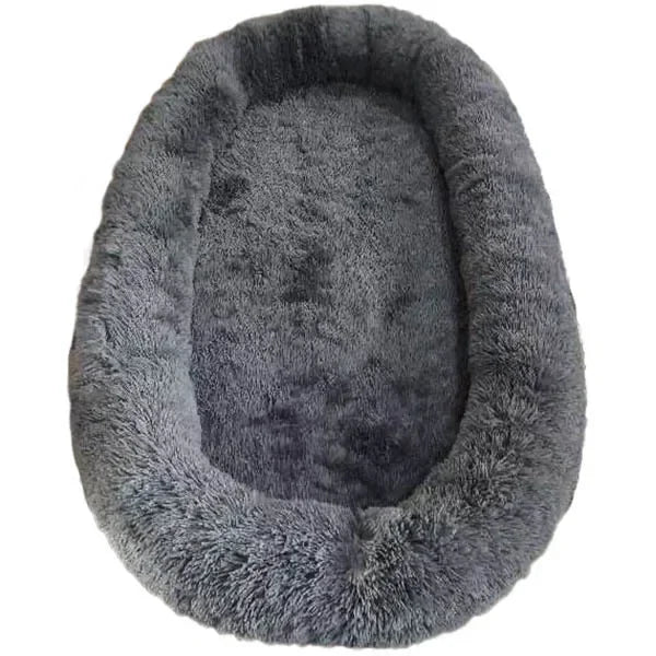 Cama gigante para perros para humanos, cama de esponja de felpa para humanos y perros, colchón informal tanto para humanos como perros.
