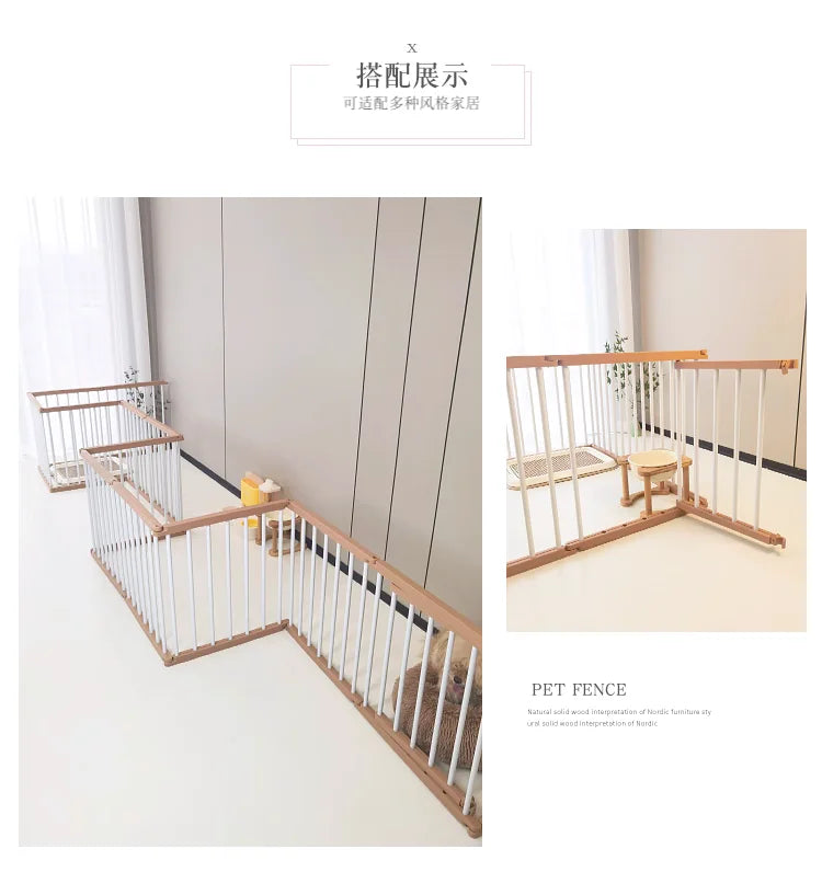 Jaula para perros fuerte y duradera, valla interior suave para mascotas, vallas para perros antioxidantes, diseño creativo, fácil instalación, suministros de productos para mascotas