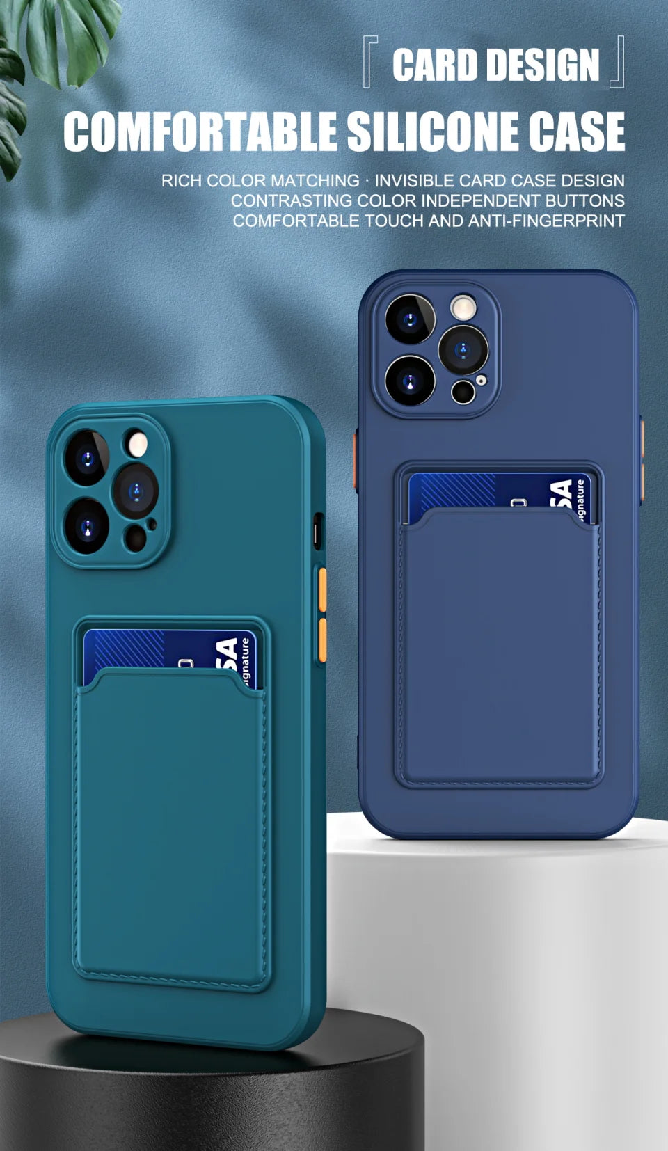 Funda tipo billetera de silicona suave de lujo para iPhone 17 Air 16 15 14 11 13 12 Pro Max Plus, Funda protectora trasera con ranura para tarjetero