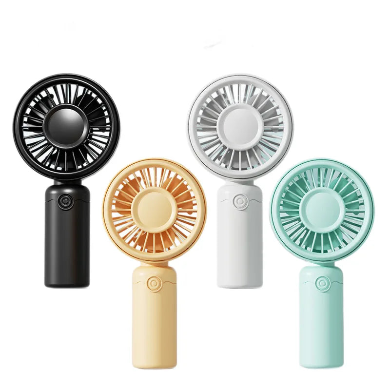 Nuevo Mini Ventilador Portátil USB Recargable Silencioso para Mesa, Maquillaje, Pestañas, Niños, Oficina, Viajes, Enfriador de Aire