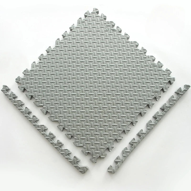12 Uds. Alfombra de espuma para juegos de bebés, tapete de rompecabezas para niños, baldosas de ejercicio entrelazadas, baldosas de suelo, alfombra de juguete, alfombra suave 30*30*1cm