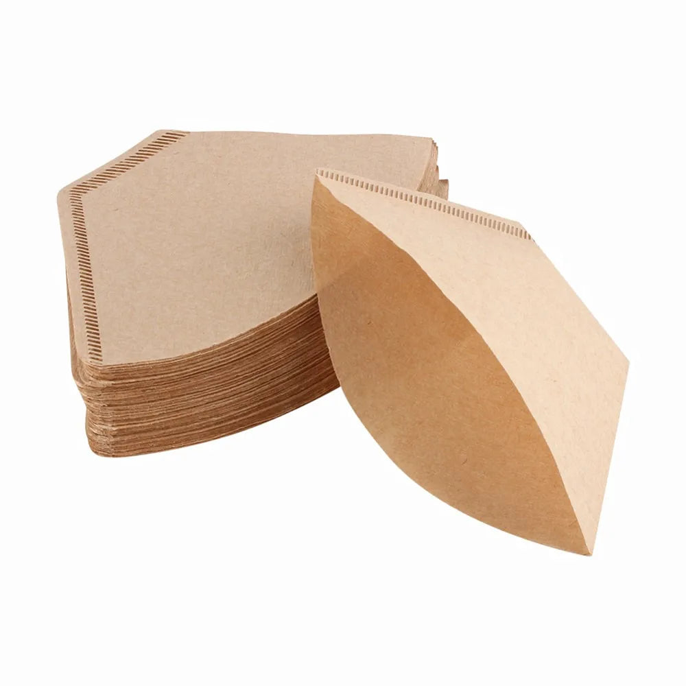 Filtro de pulpa de papel de troncos ecológico, filtro de elaboración de café, bolsa de reloj de arena, herramientas de cocina y oficina, bolsa de cribado