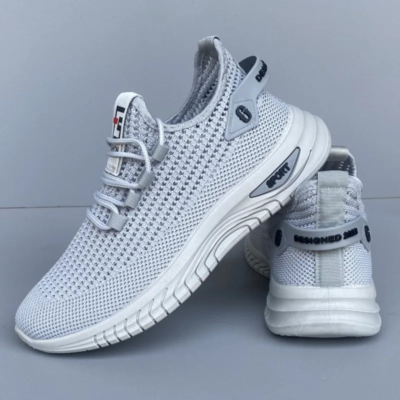 Zapatillas Deportivas Casuales Transpirables para Hombre, Primavera 2025, Nuevas con Superficie de Malla, Estilo Coco, para Deportes al Aire Libre, Ligeras y Cómodas